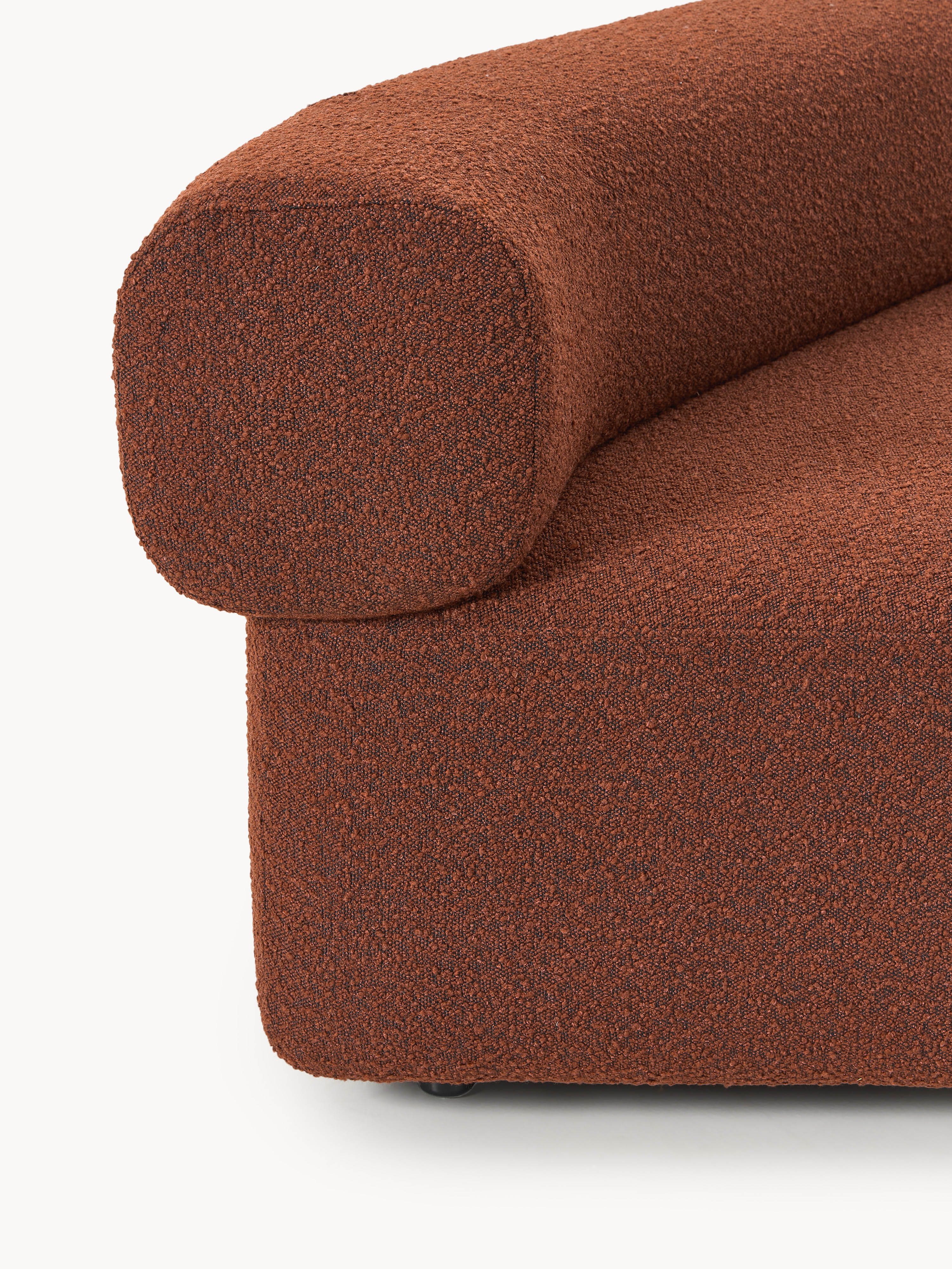 Ronde bouclé hoekmodule Anton