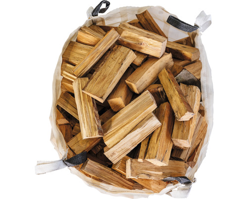 Brandhout, aanmaakhout, HORNBACH FORST Beukenhout in een houtzak, klaar om te branden, 1,6 kubieke meter (los), 28-33 cm, luchtgedroogd, plus statiegeld