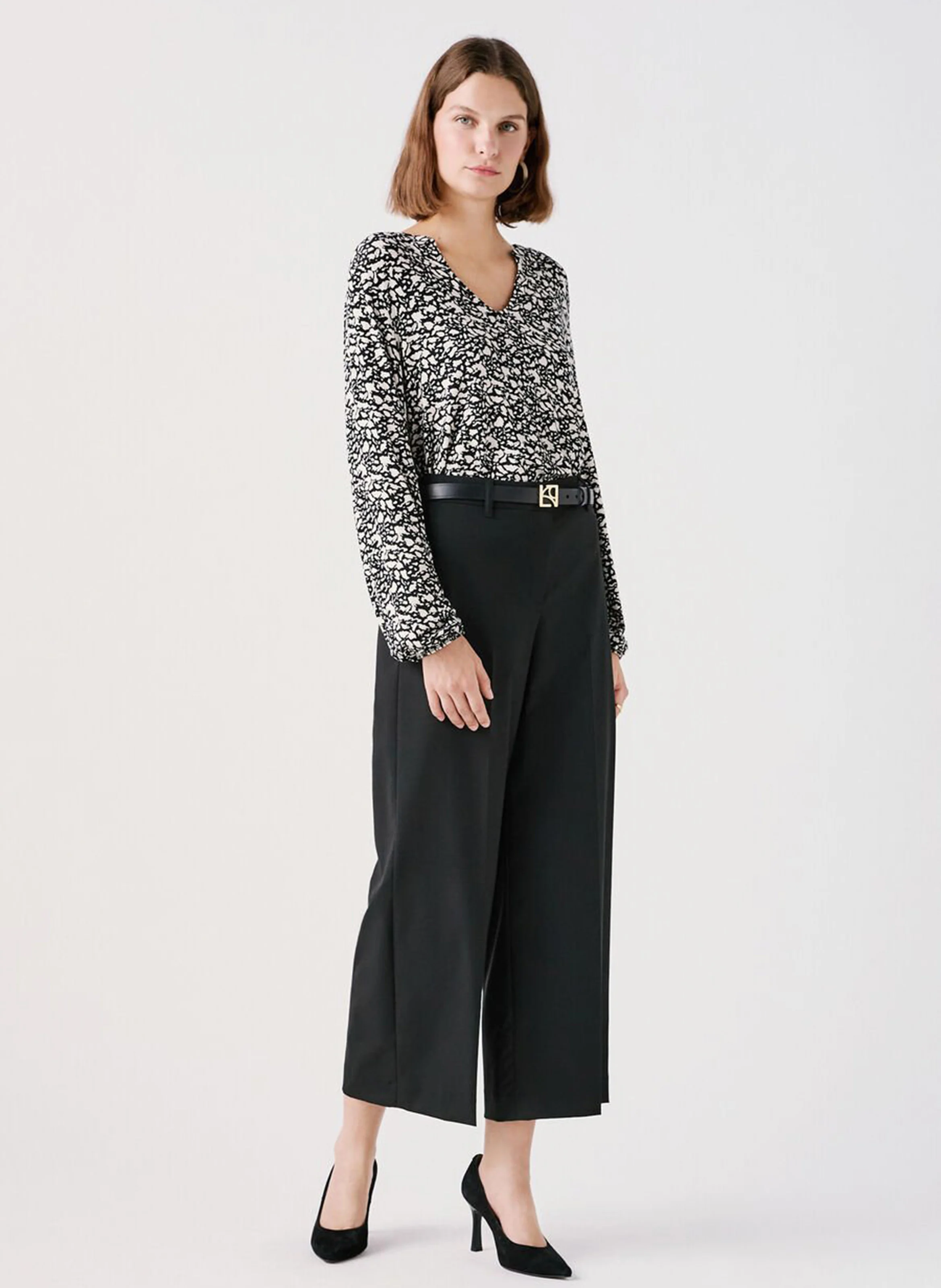 PANDAN - Pantalon large| Noir