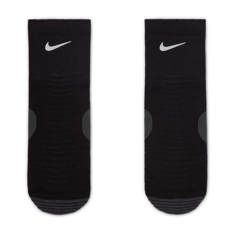 Nike Chaussettes Running Trail Run Cheville - Noir/Gris/Argenté