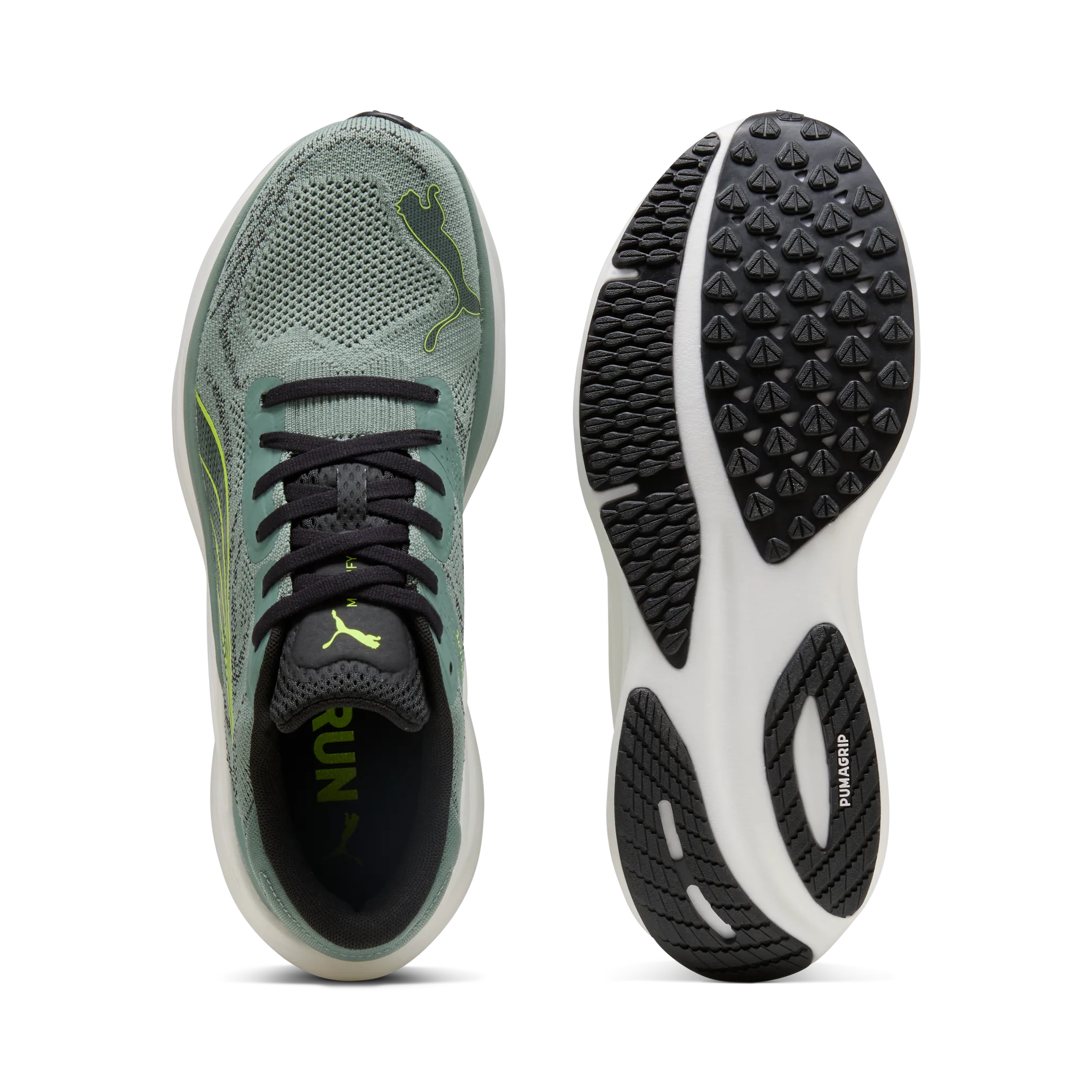 Puma Magnify Nitro 2 Green Moon-yellow Alert