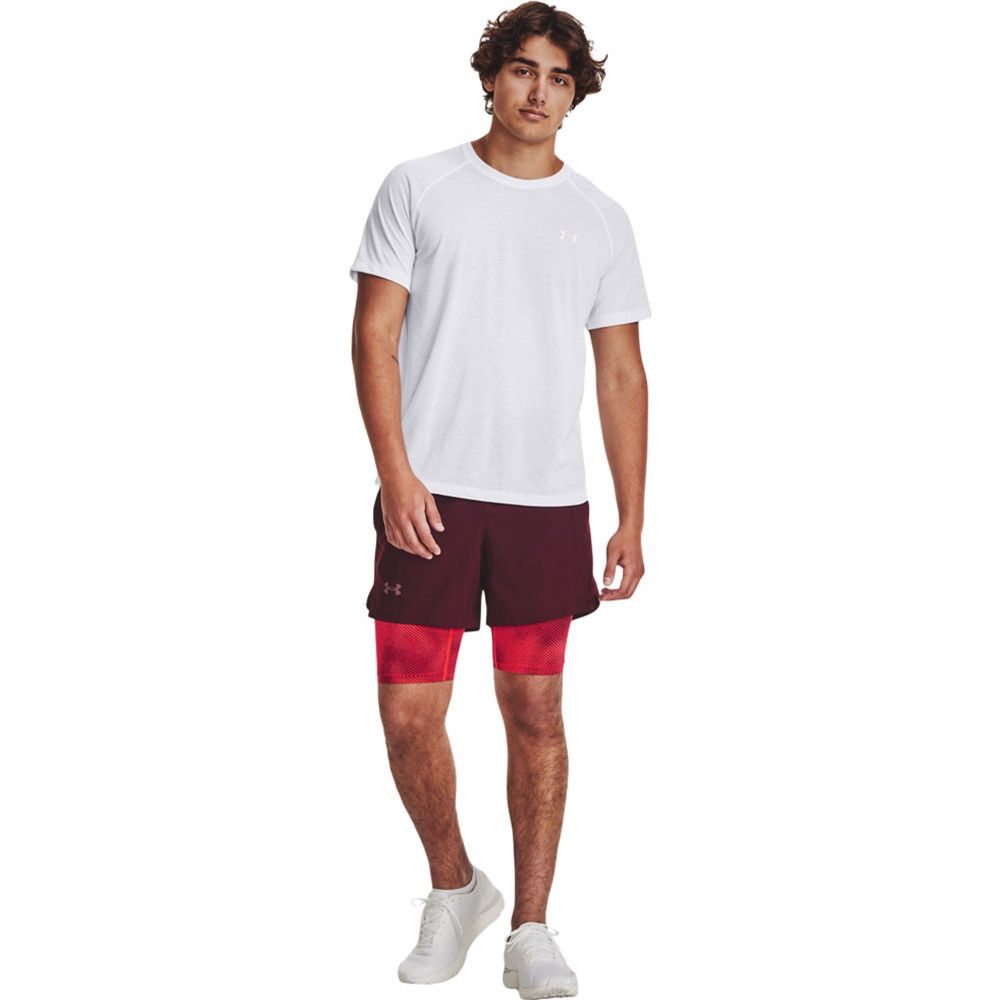 Under Armour LAUNCH 5'' 2-IN-1 - Short Homme marine