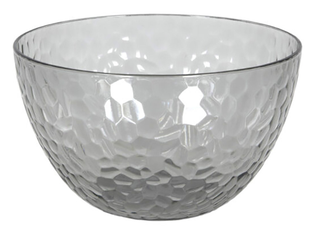 Transparant grijs Ø14 cm schaal