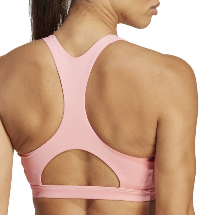 adidas Dame BH Adizero Medium-Support Bra Pink