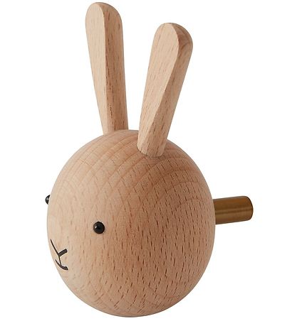 OYOY Haken - 8x4x4 cm - Mini - Rabbit - Natur