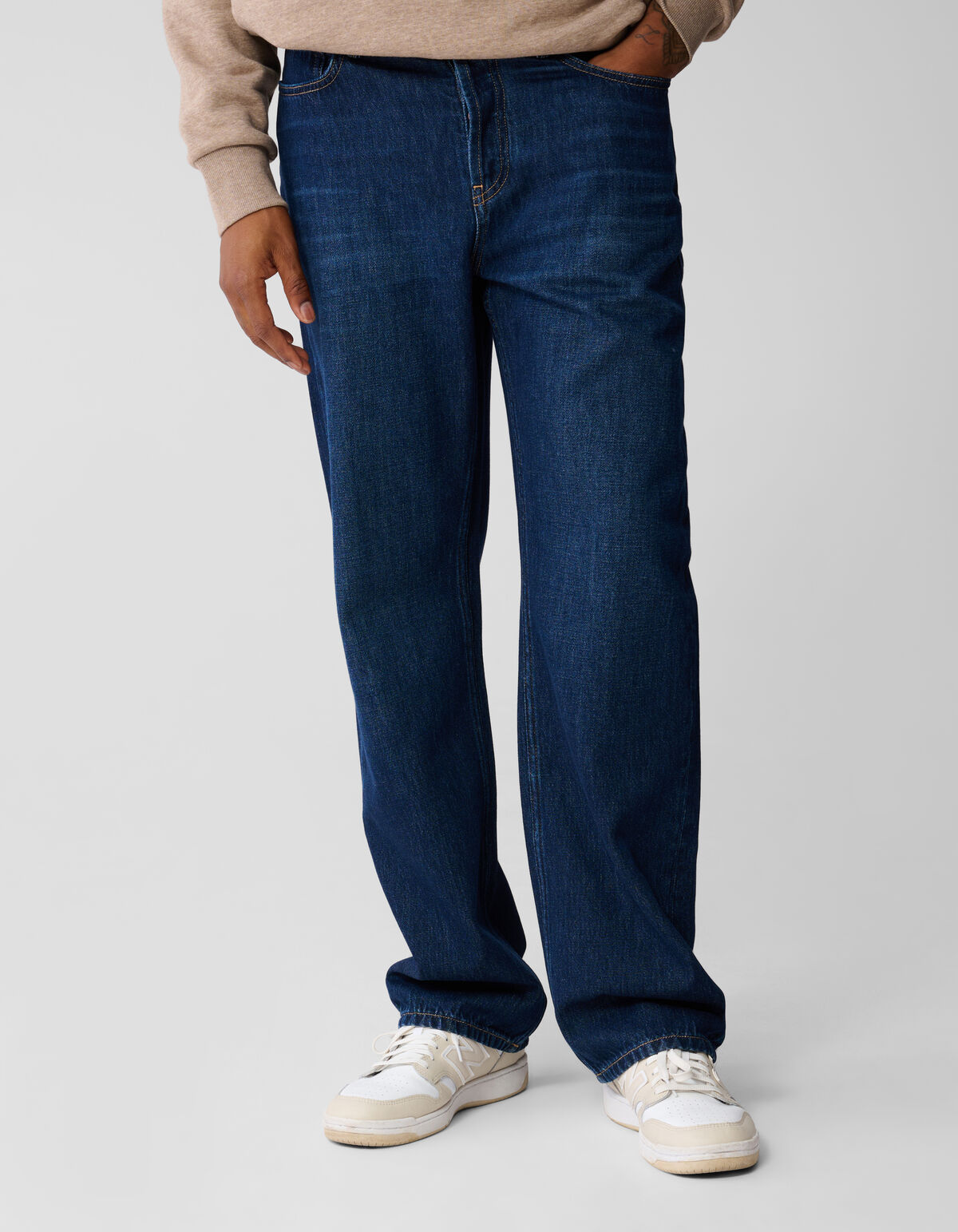 Relaxed Fit Jeans Donkerblauw
