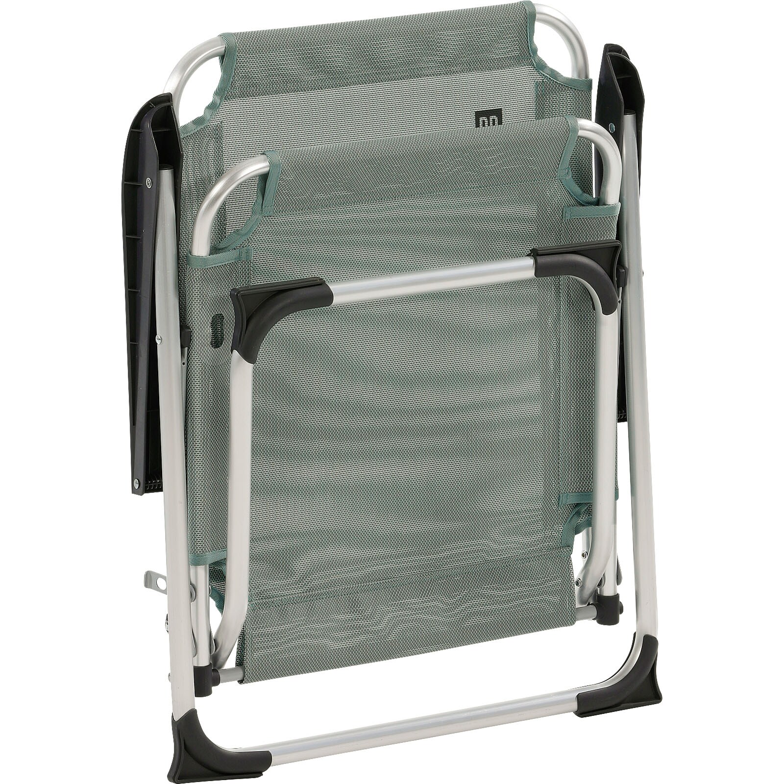 TRAVELLIFE Campingstuhl Como Compact Camping Faltstuhl Klappstuhl Hohe Lehne Alu Farbe: Gentle green