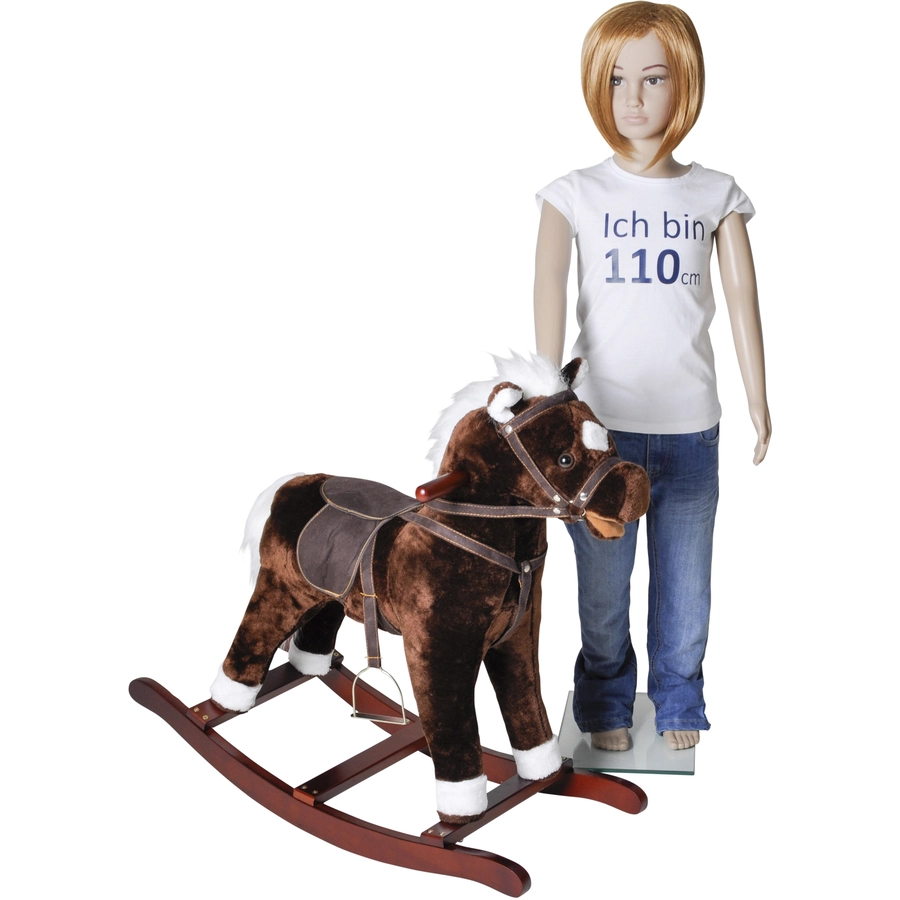 knorr toys® Schaukelpferd Brauny braun