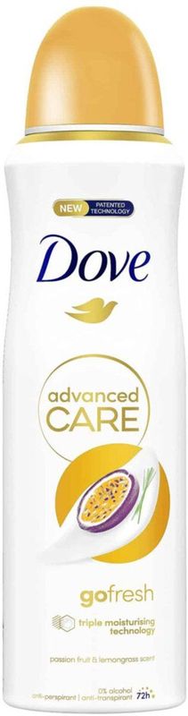 Dove - Go Fresh Passievrucht - Deodorant - 6 x 200 ml - Voordeelverpakking