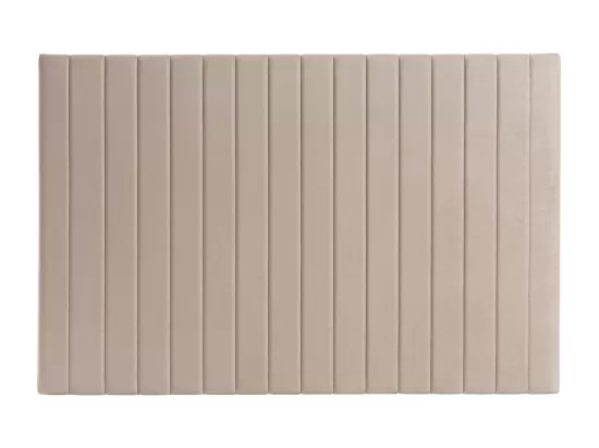 Tête de lit en tissu velours taupe L170 cm NEHA