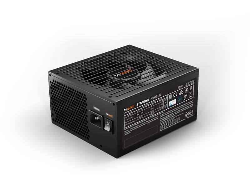 be quiet! Netzteil Straight Power 12 750 W ATX 3.0-Netzteil mit 80 PLUS Platinum-Zertifizierung
