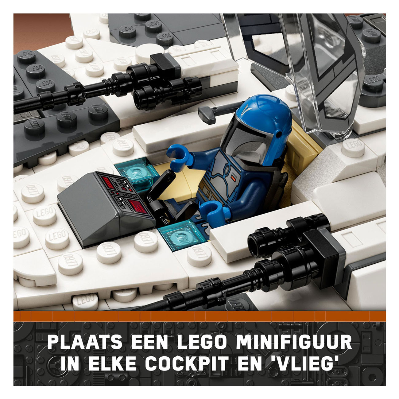 LEGO Star Wars 75348 Mandalorian Fang Fighter vs. TIE Interceptor Set