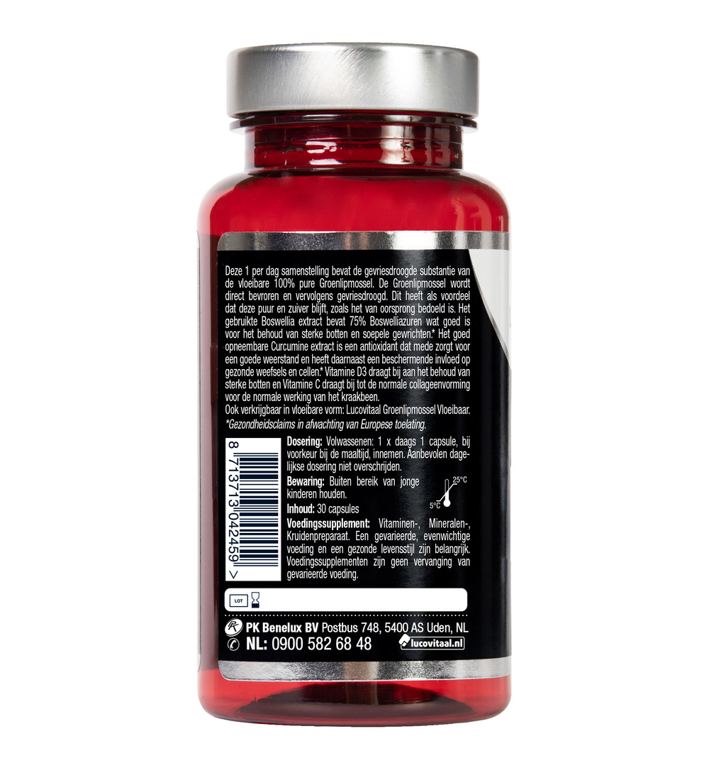 Lucovitaal Groenlipmossel (30 capules)
