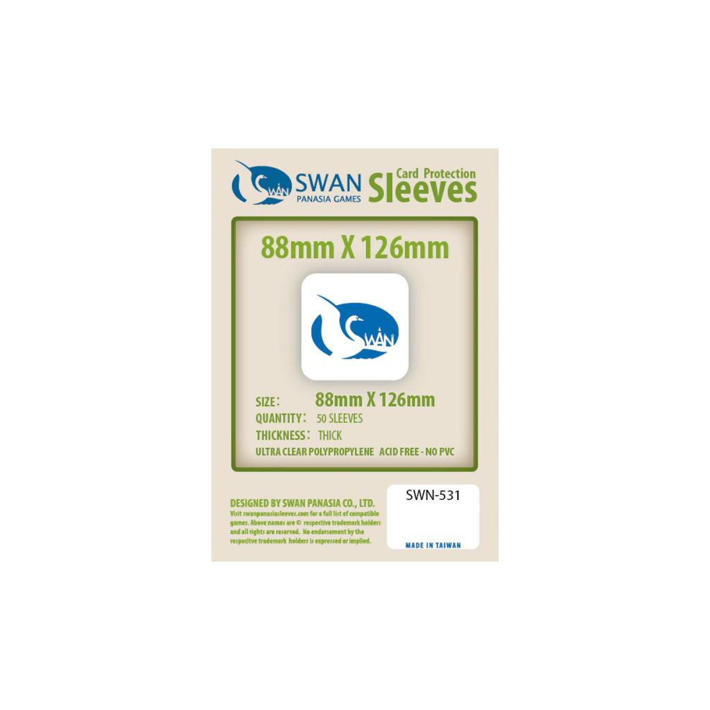 Swan Panasia - Card Sleeves Premium - 88x126mm - 50p