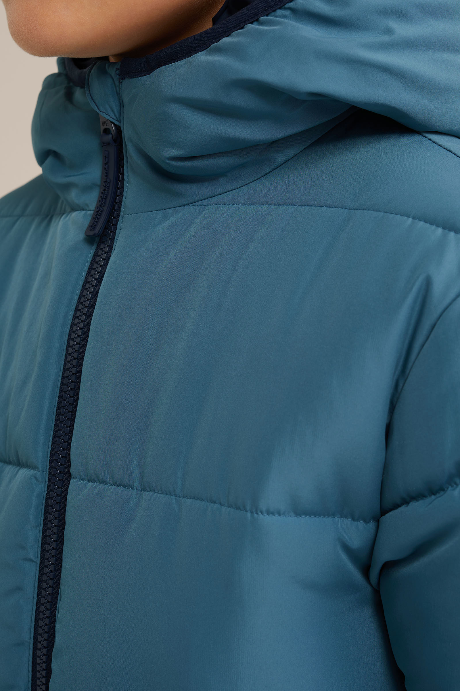 Jongens reversible jas met capuchon WE Fashion Blauw