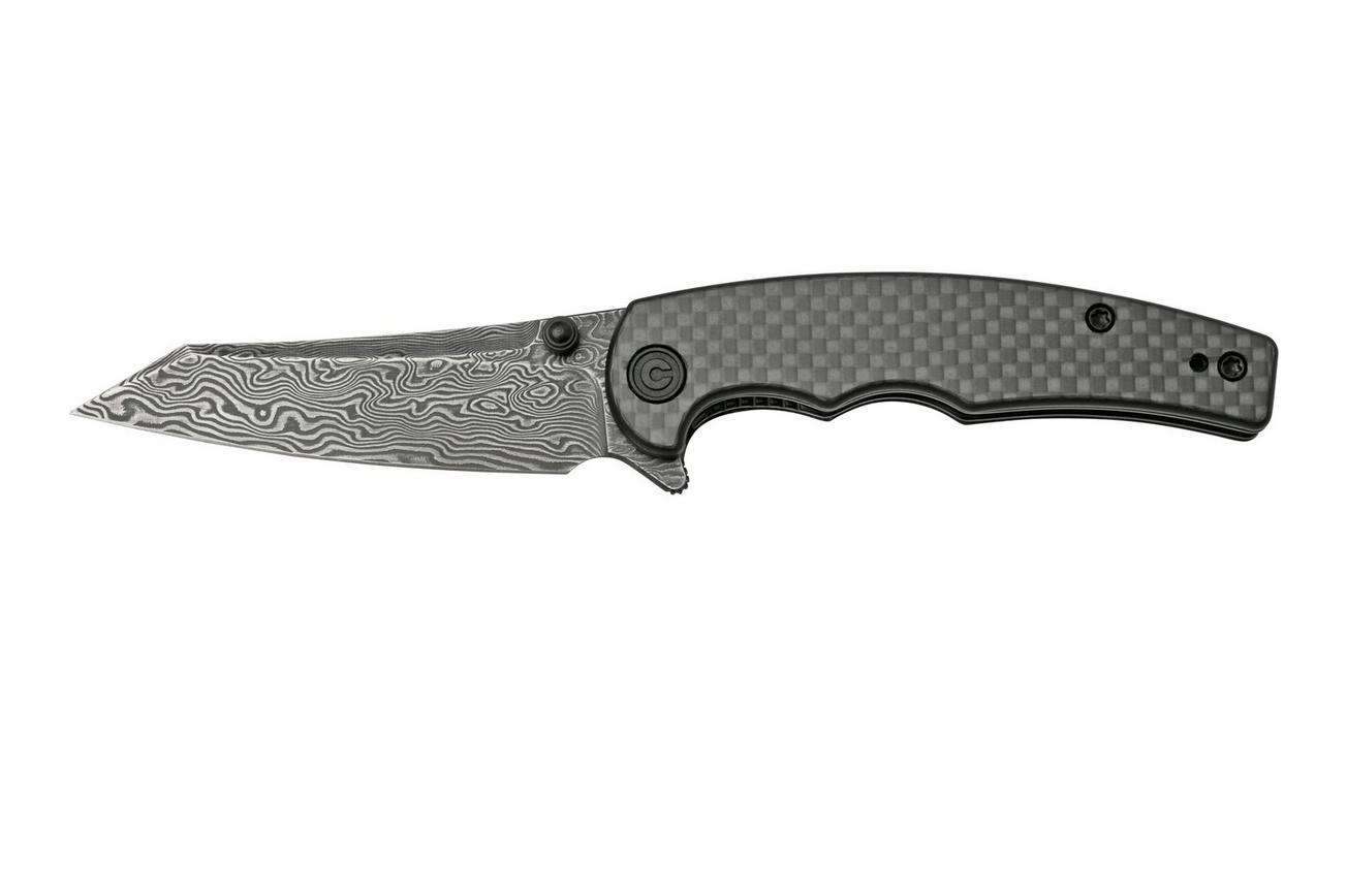 Civivi P87 Folder C21043-DS1 Carbonfiber Overlay Black G10, zakmes