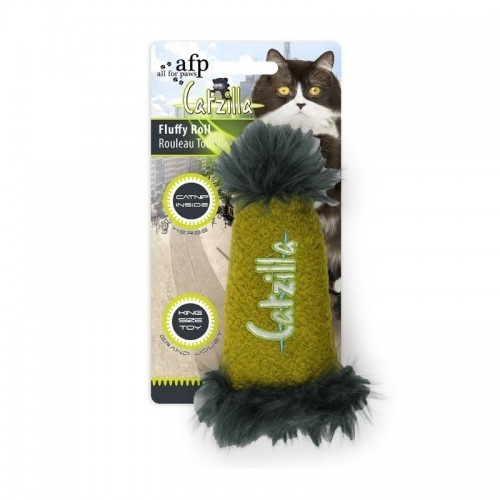 Brinquedo de pelúcia macio Catzilla da All for Paws para gatos.