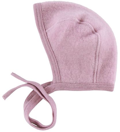 Engel Babymütze - Wolle - Meliert Rosa