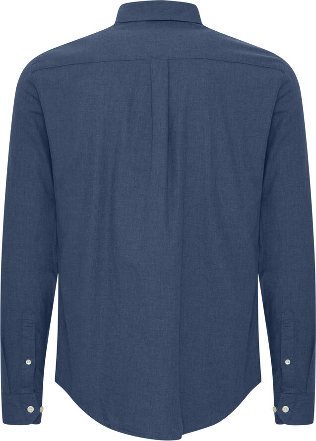 Casual Friday CFANTON LS BD fil a fil shirt Dark navy melange