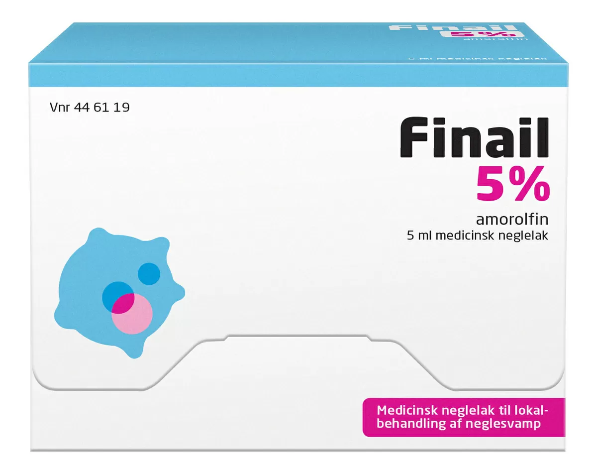 Finail 5 % medicinsk neglelak - 5 ml.
