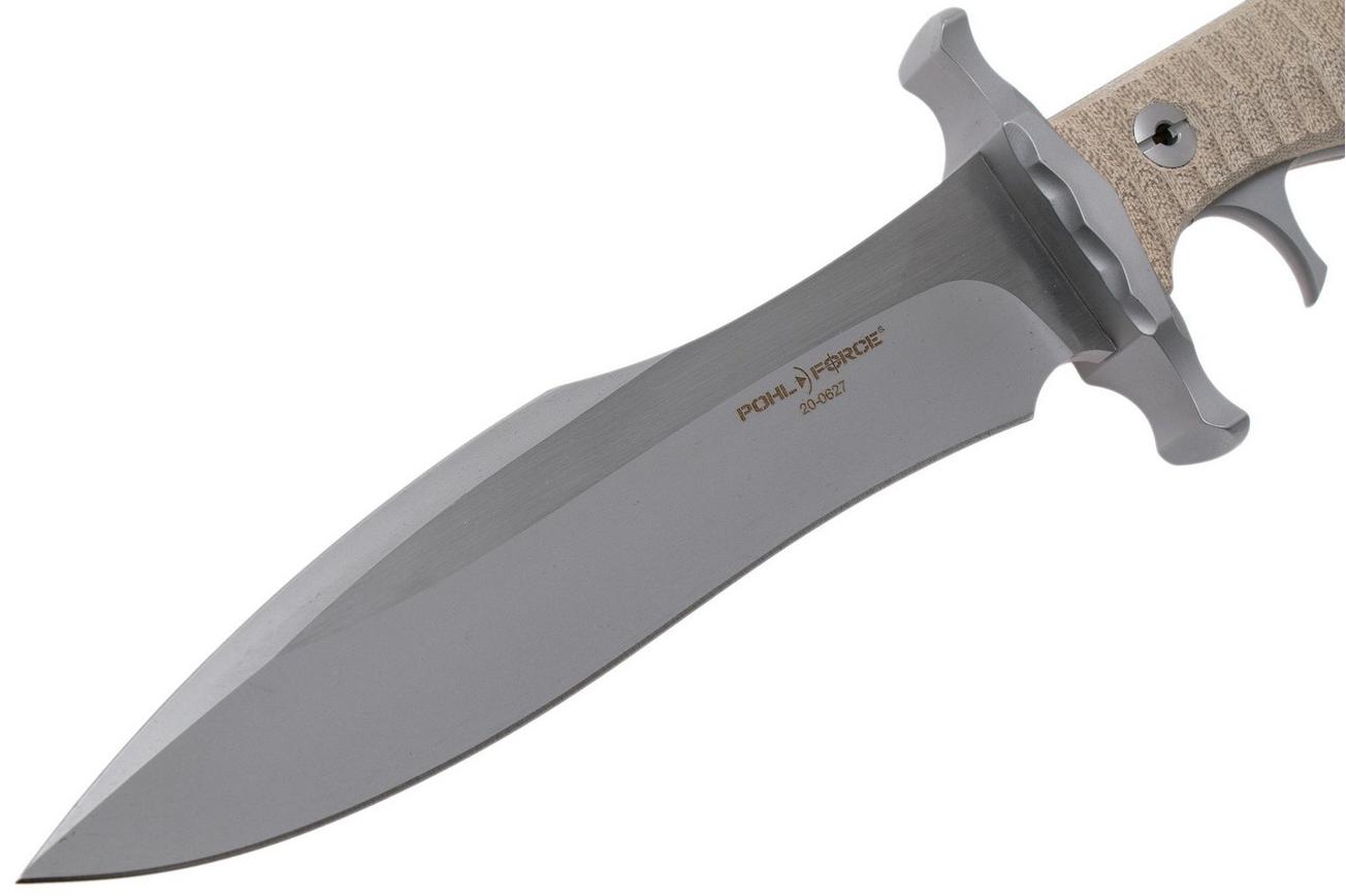 Pohl Force MK-9 Leather 5003 Last Blood CNC2 Edition Rambo mes, Dietmar Pohl design