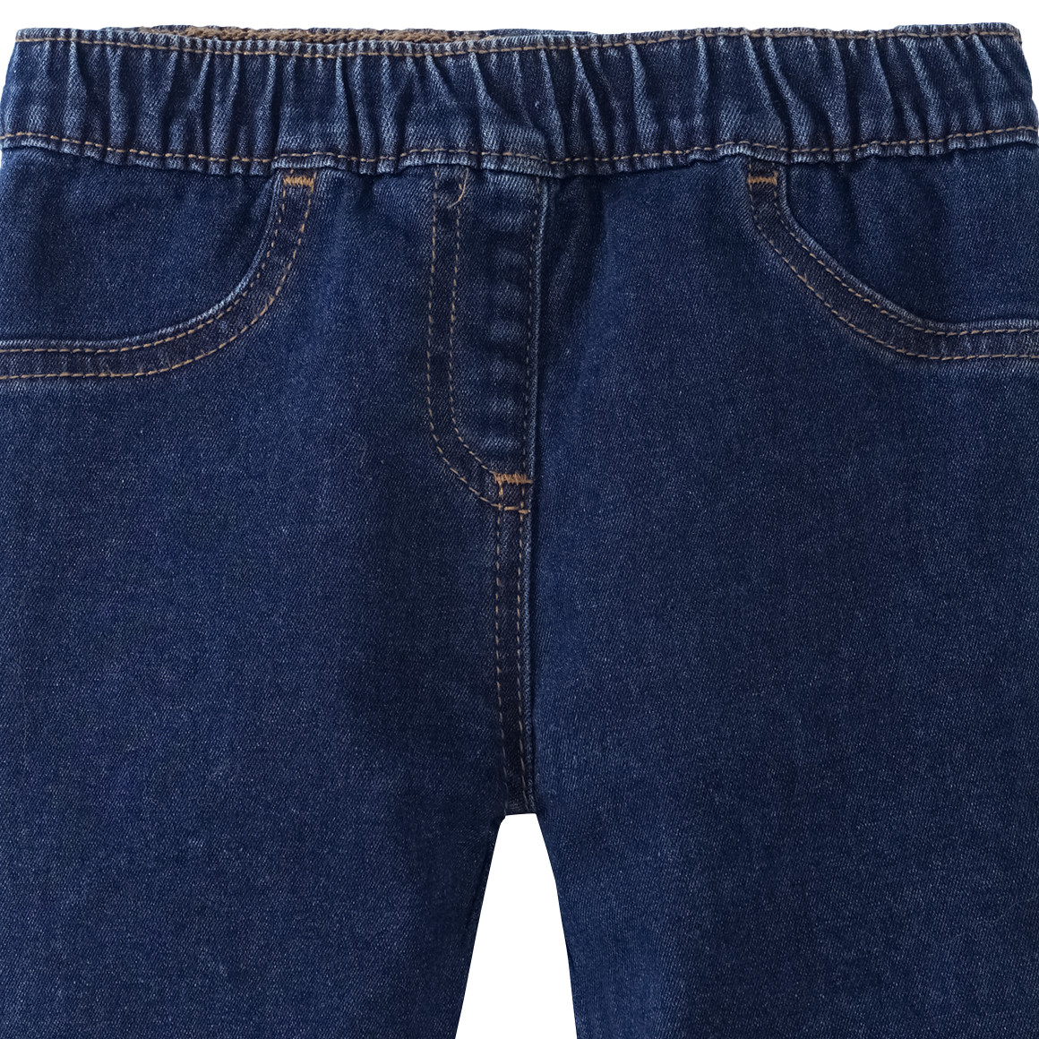 Mädchen Jeggings im Denim-Look dunkelblau