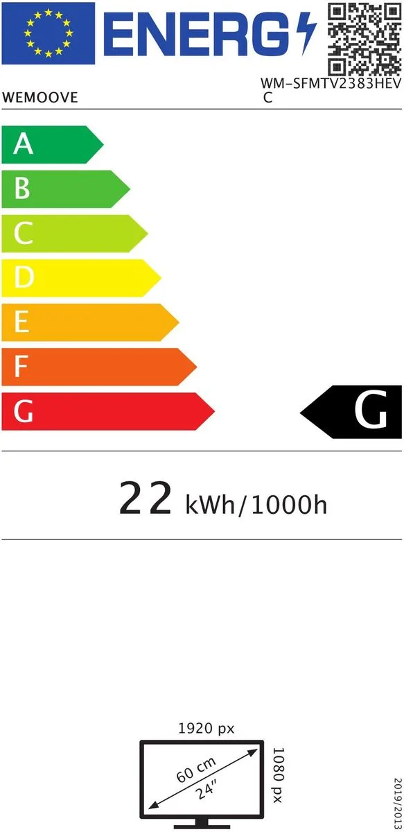 Wemoove WM-SFMTV2383HEVC TV LED