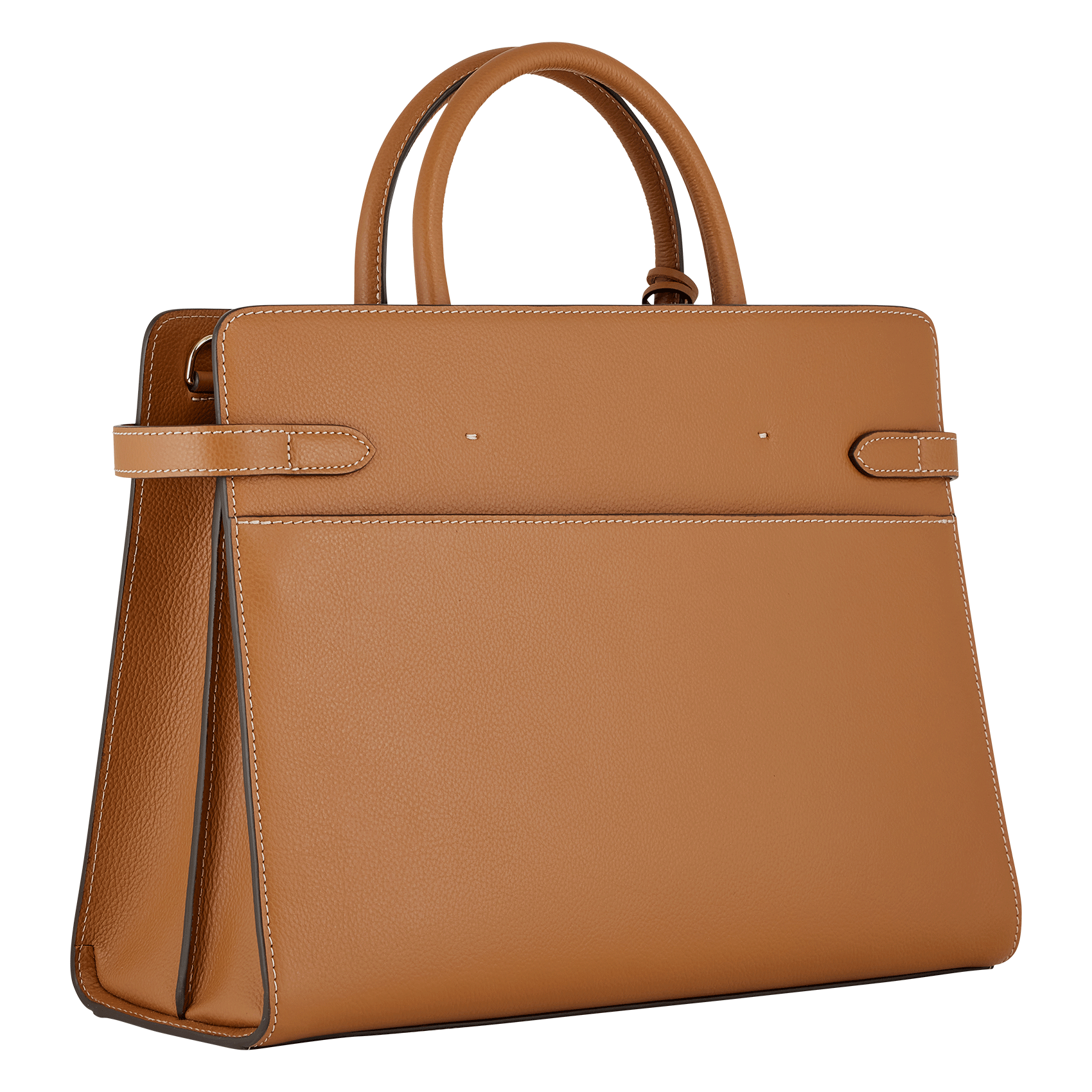 EMILIE - Sac bandoulière en cuir grainé| Marron