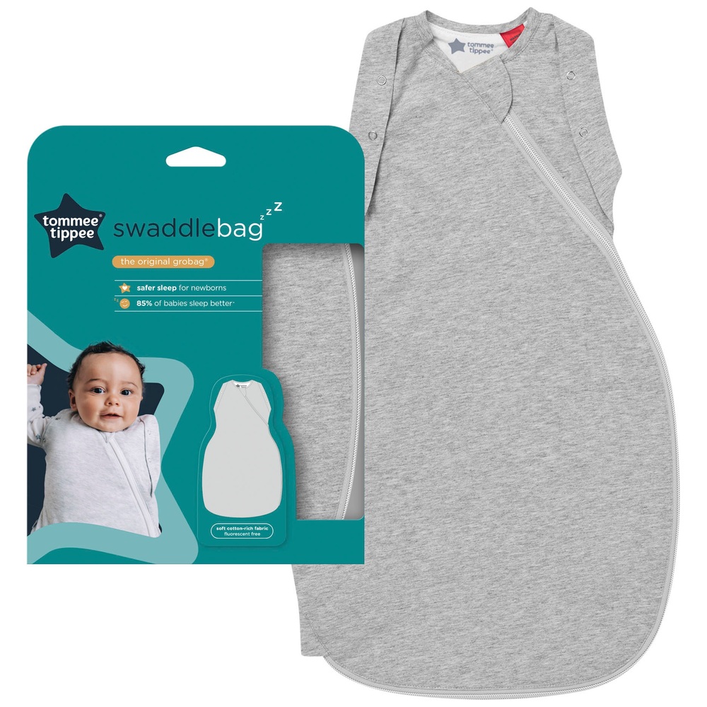 Tommee Tippee Babyschlafsack 0-3 Monate 2,5 Tog Himmelgrau meliert