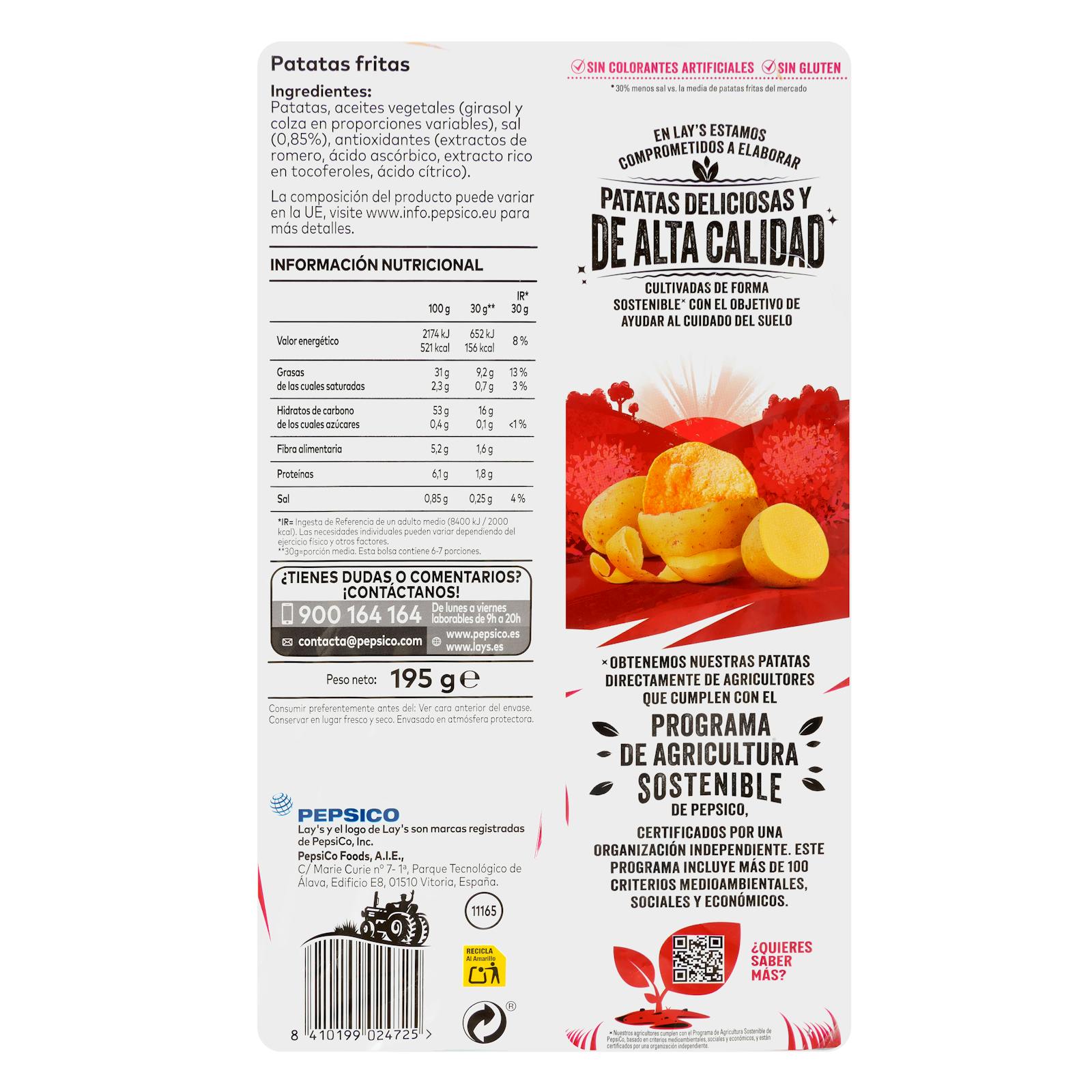 Chips de pommes de terre salées Lay's