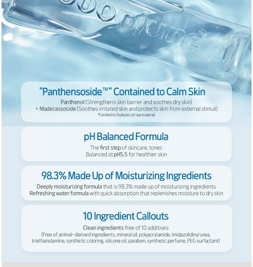 ETUDE - Soon Jung pH 5.5 Relief Toner Navulling Alleen