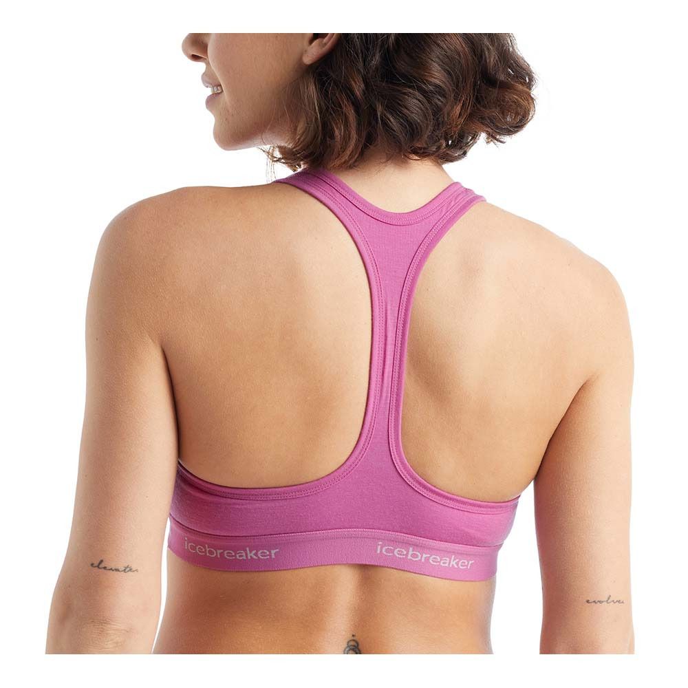 Icebreaker SPRITE RACERBACK MERINO - Brassière Femme cosmic