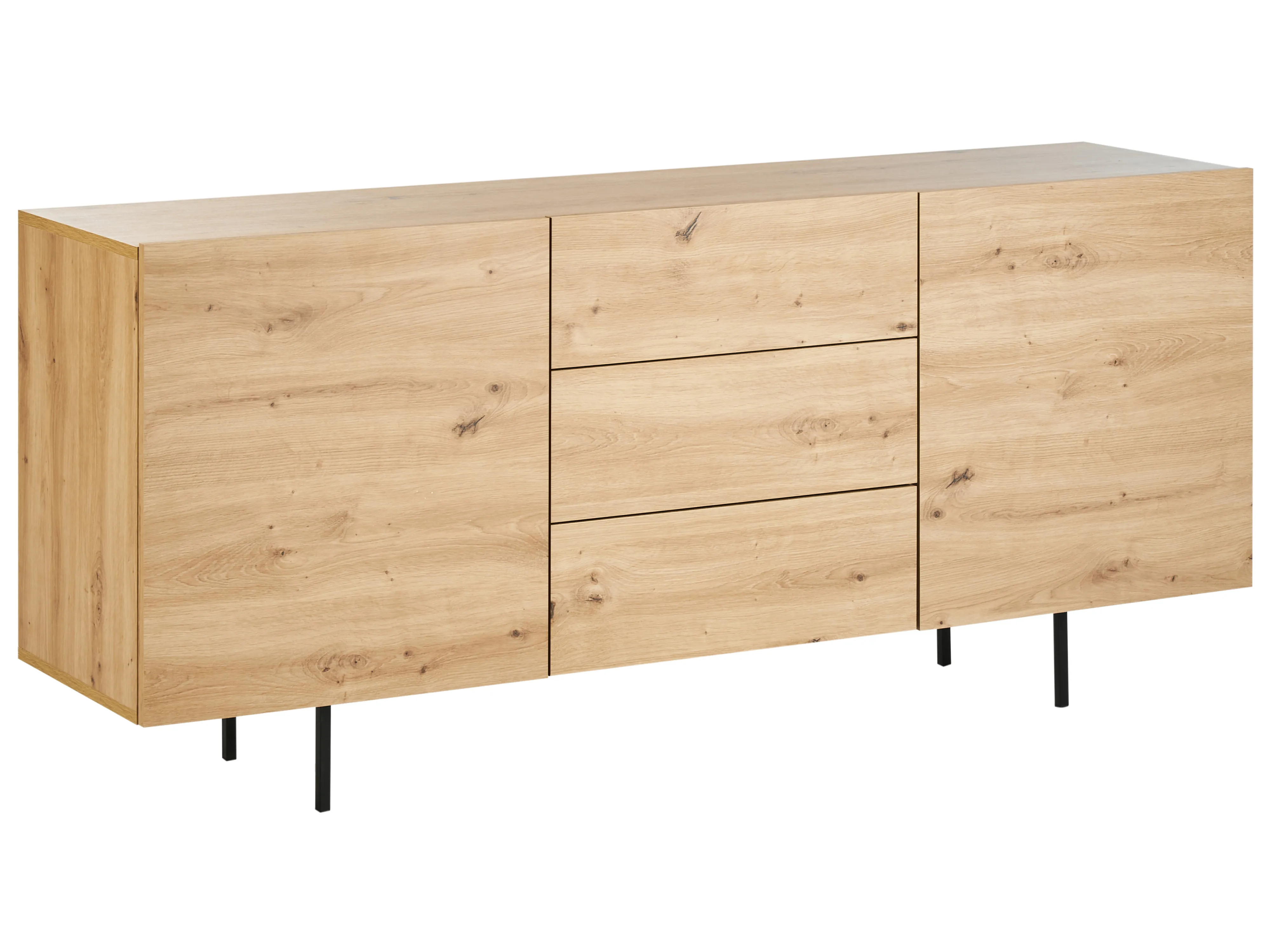 Dressoir met 2 deuren KENORA Lichtbruin