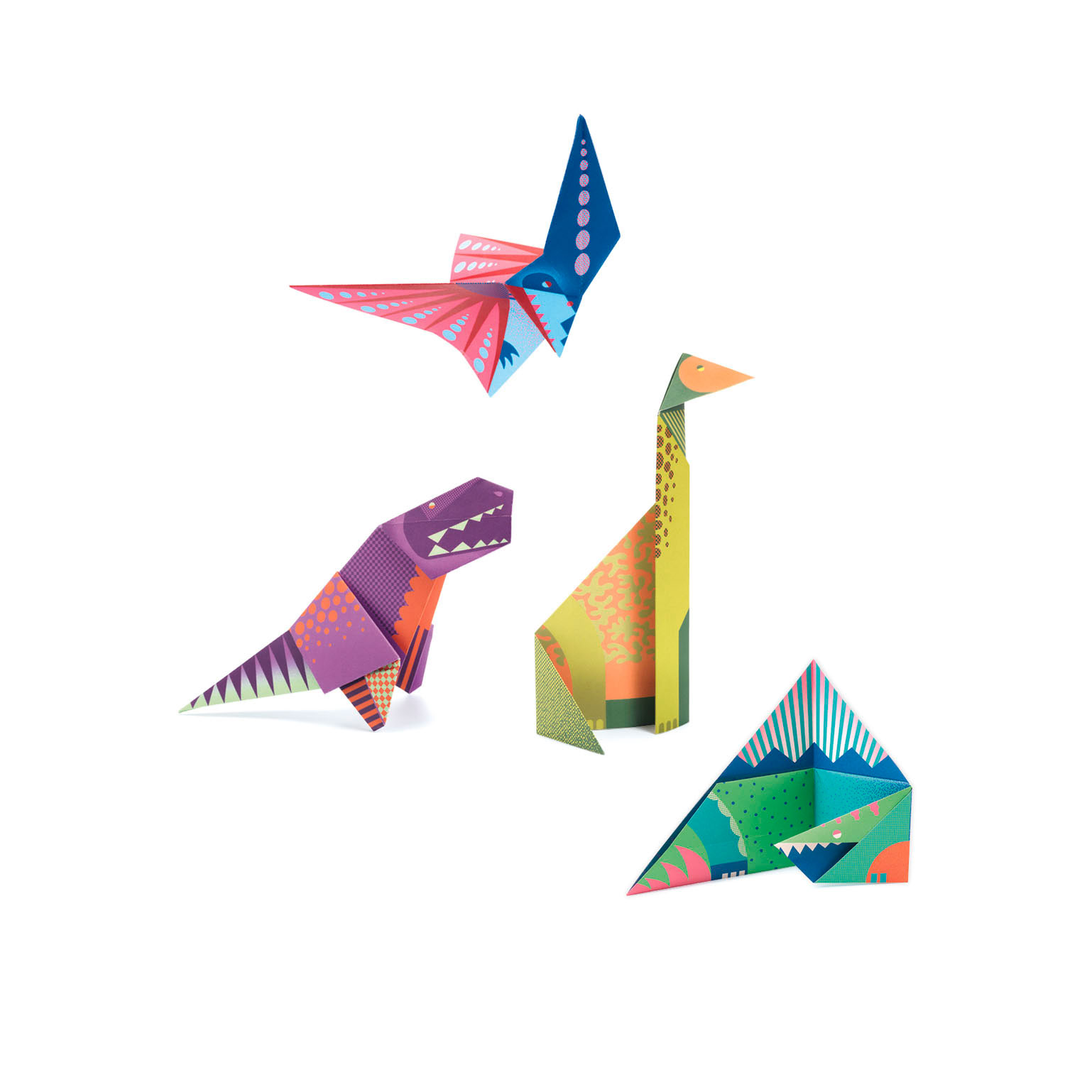 Djeco Origami Dino's Vouwen