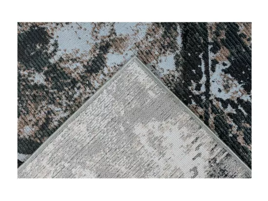 Tapis 170x120cm, design G508A coloris bleu pétrole - Confort et élégance pour votre intérieur
