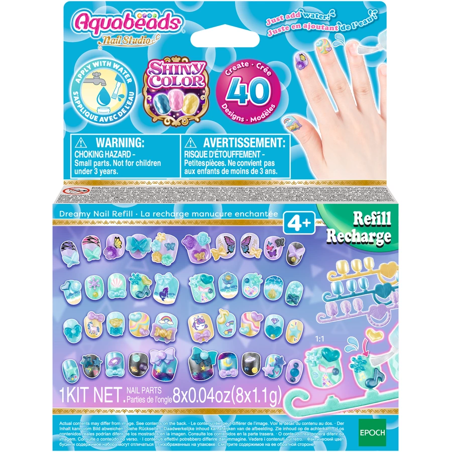 Aquabeads® Fingernägel Nachfüllset Blau-Grün