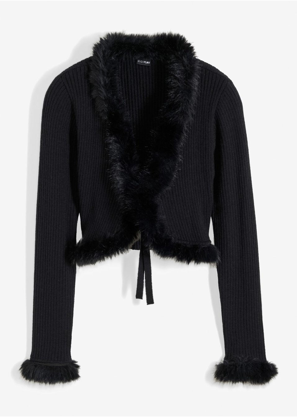 Gilet en maille avec bordure originale