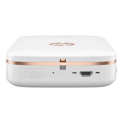 HP Sprocket Photo - imprimante - couleur - zinc - avec Papier photo HP ZINK Sticky-Backed (10 feuilles)