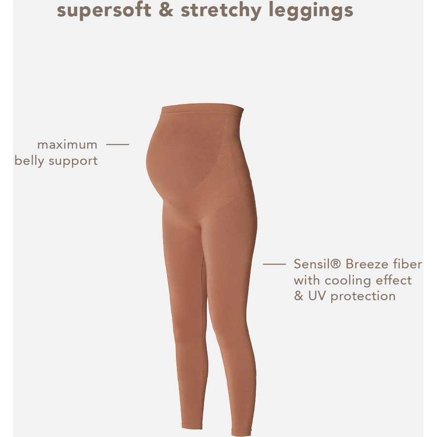 Noppies Umstandsleggings Cara seamless Sensil® Breeze Hazel