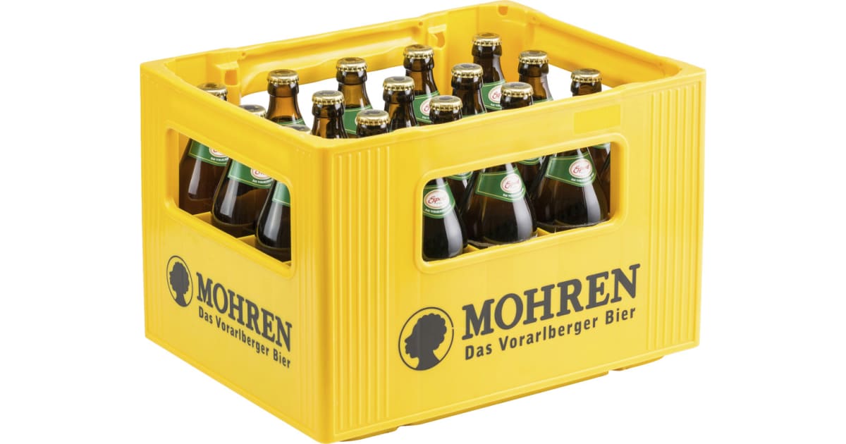 Mohrenbräu Exportbier Kiste 20x 0,5 Liter (Mehrweg)