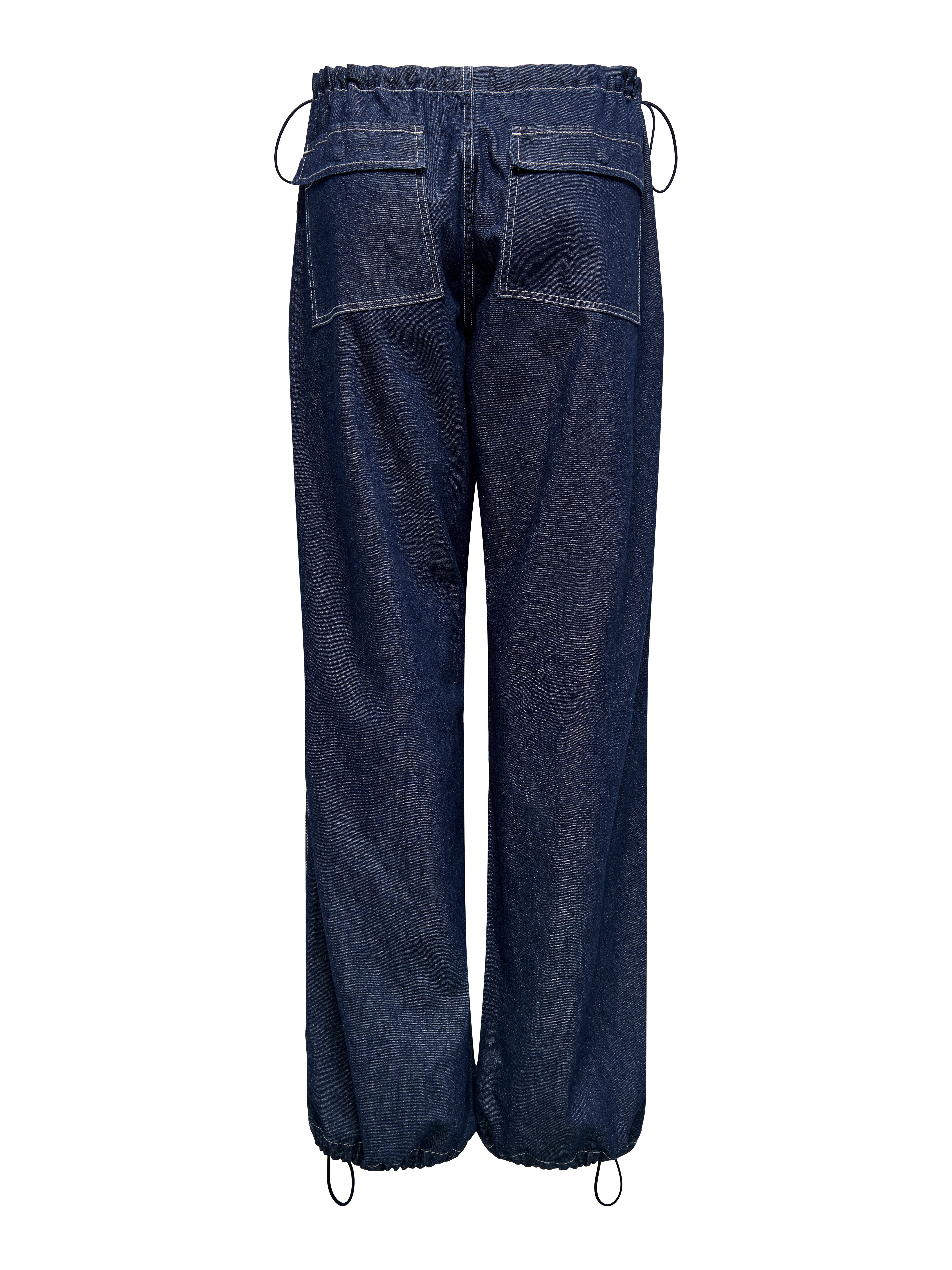 ONLKYLIE Mittlere Taille Locker geschnitten Jeans Dark Blue Denim