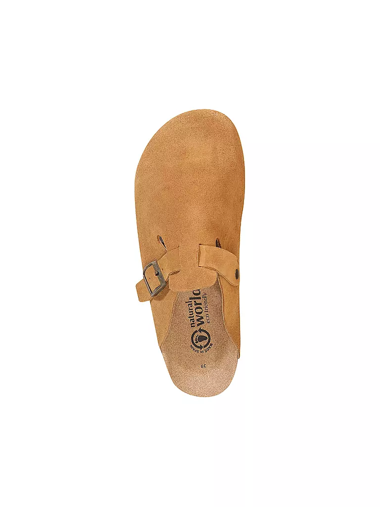 NATURAL WORLD Pantolette HERA camel