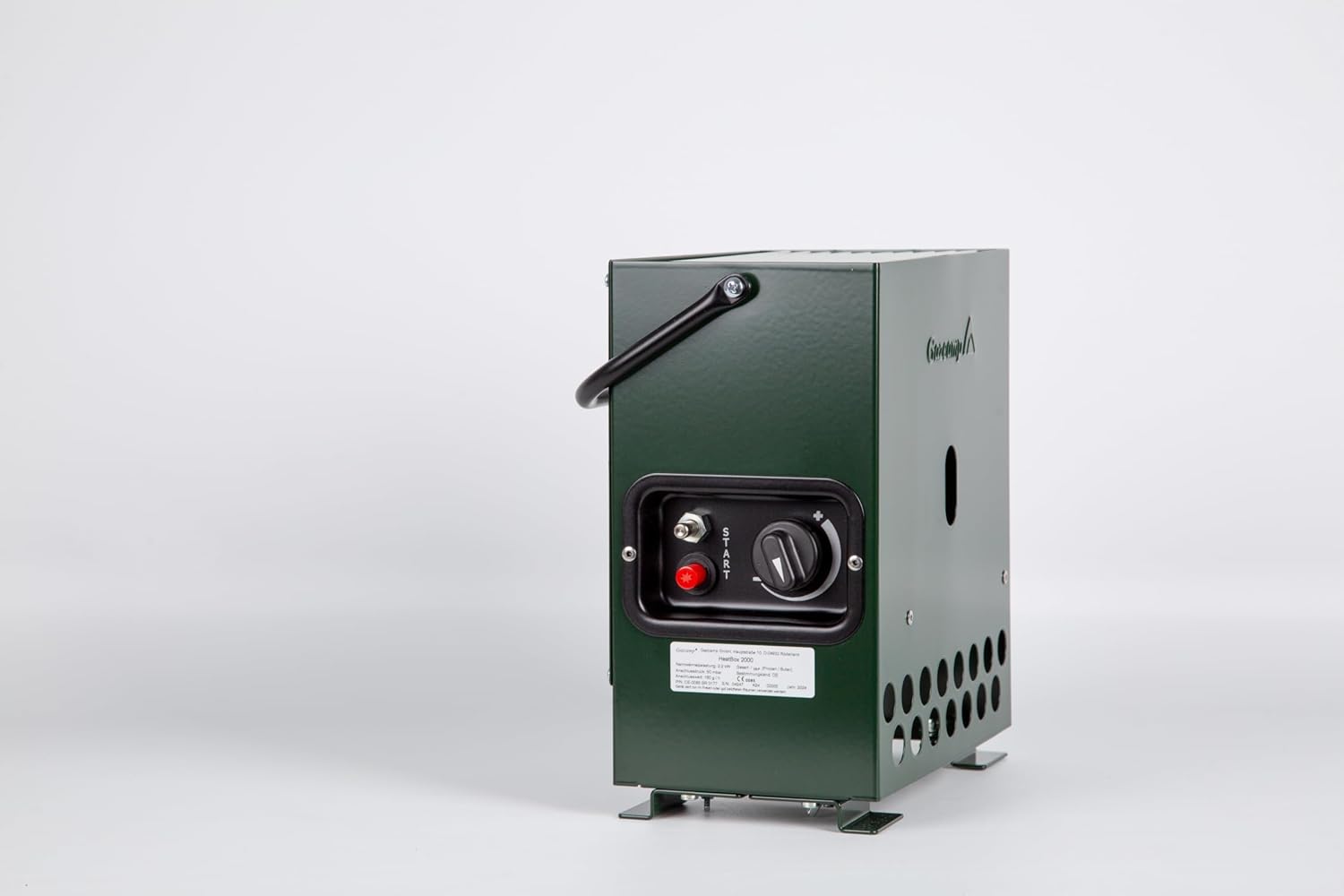 Heatbox 2000 grün 30 mbar Zeltheizung Campingheizung Anglerheizung Jadgheizung