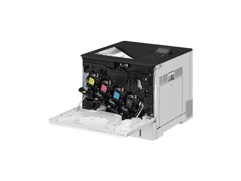 Canon i-SENSYS LBP732Cdw - Printer - farve - Duplex - laser - A4/Legal - 1200 x 1200 dpi - op til 38 spm (mono) / op til 38 spm (farve) - kapacitet: 650 ark - USB 2.0, Gigabit LAN, Wi-Fi(n), USB vært