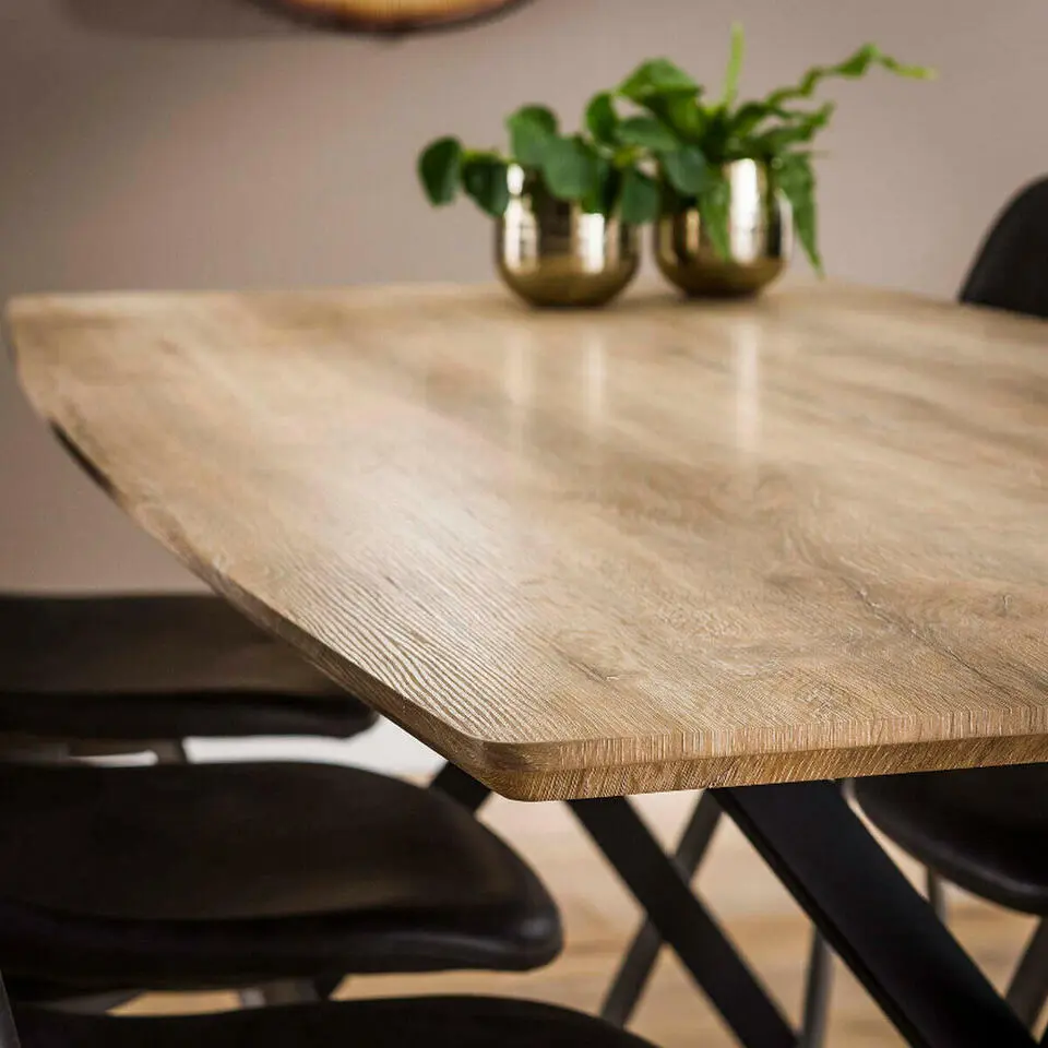 Fraaai - Hemlock eettafel eik 190 cm