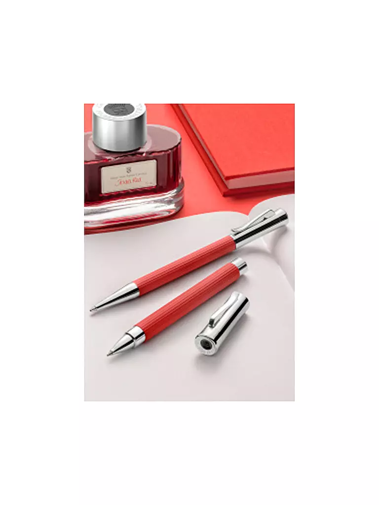 GRAF VON FABER-CASTELL Buch mit Leineneinband A5 India Red rot