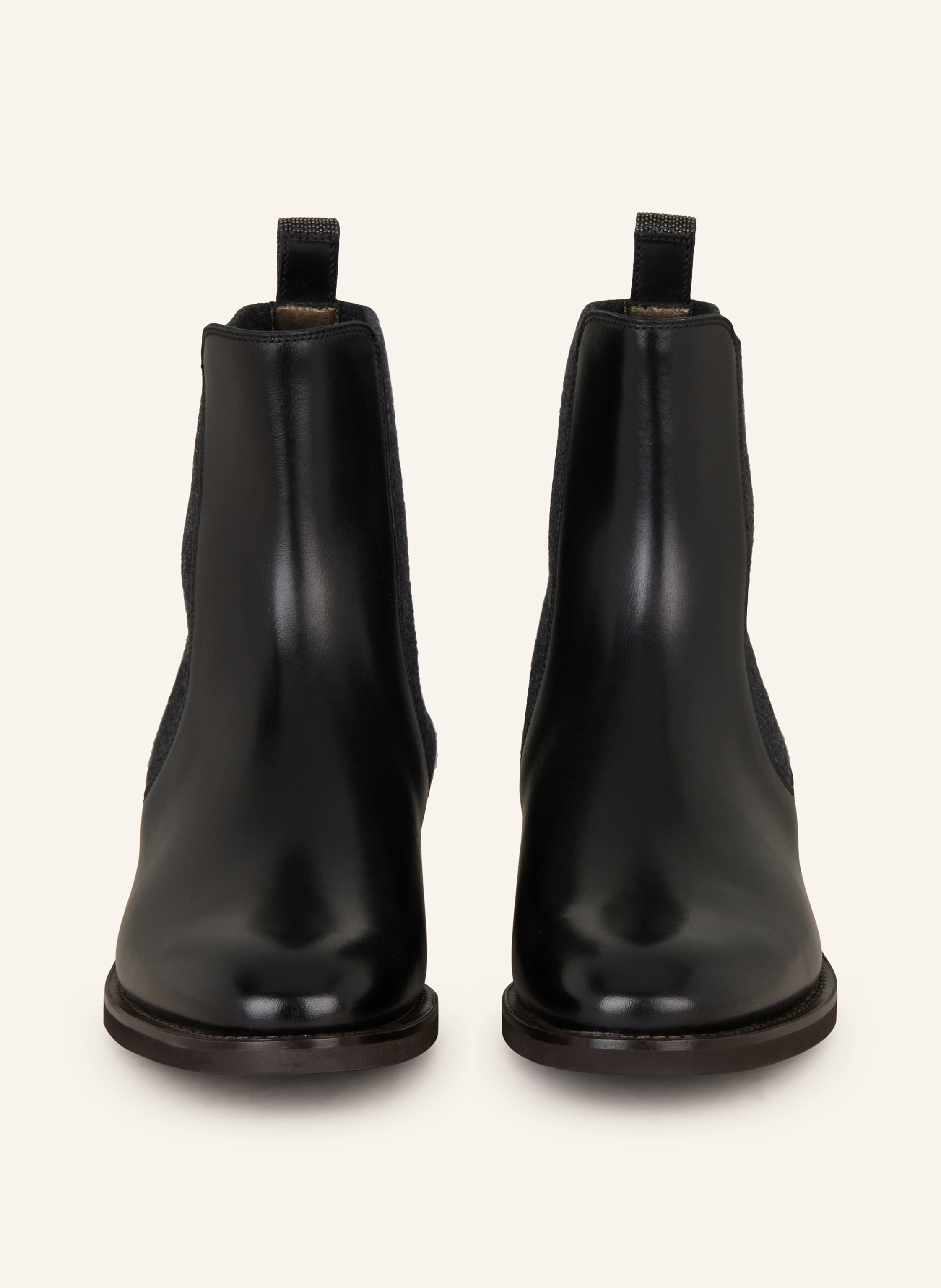 BRUNELLO CUCINELLI Chelsea-Boots mit Schmucksteinen