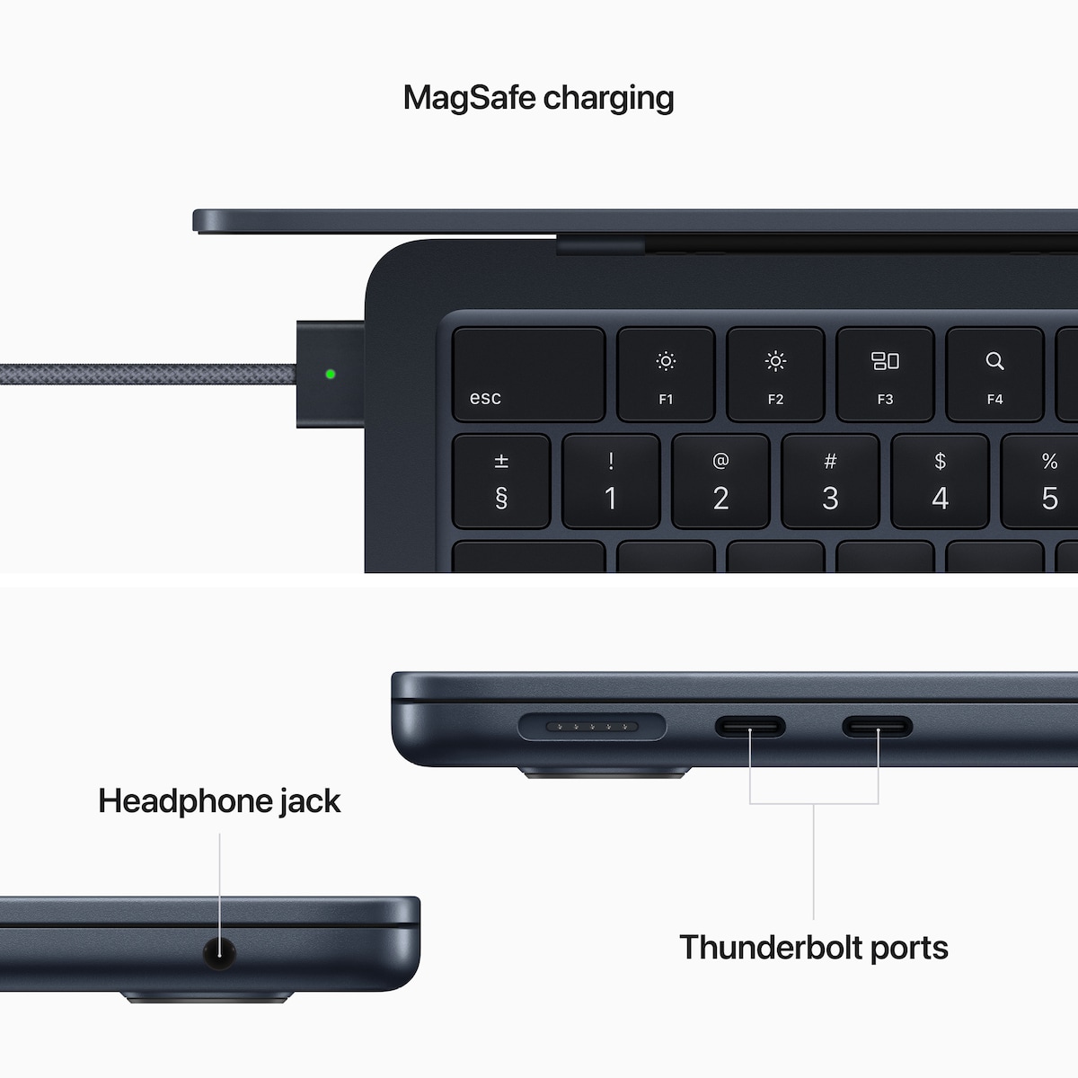 MacBook Air M2 8/256GB (midnatt)