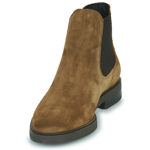 Selected - SLHBLAKE SUEDE CHELSEA BOOT - Cognac