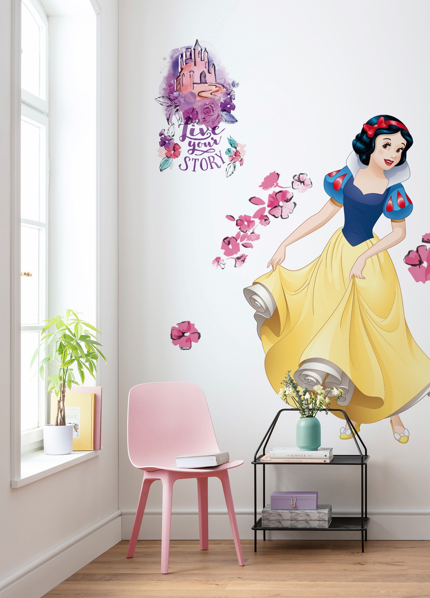 Komar Vliestapete »Selbstklebende Vlies   - Snowwhite XXL - Grösse 127 x 200 cm« bedruckt glatt Kinderzimmer